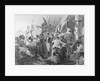 Enraving Of Battle On A Ship by Anonymous