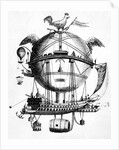 Cartoon Ridiculing Montgolfiere; Balloon by Anonymous