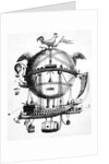 Cartoon Ridiculing Montgolfiere; Balloon by Anonymous