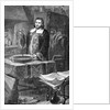 Evangelista Torricelli Invents Barometer by Anonymous