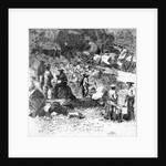 Chinese Laborers Building Railroad by Anonymous