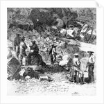 Chinese Laborers Building Railroad by Anonymous