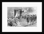 Print Depicting Emperor Mutsuhito Promulgating the New Constitution by Anonymous