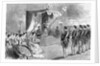 Print Depicting Emperor Mutsuhito Promulgating the New Constitution by Anonymous