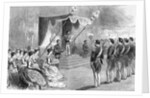 Print Depicting Emperor Mutsuhito Promulgating the New Constitution by Anonymous