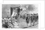 Print Depicting Emperor Mutsuhito Promulgating the New Constitution by Anonymous