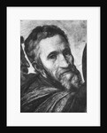 Painting of Michelangelo by Giorgio Vasari