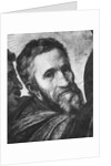 Painting of Michelangelo by Giorgio Vasari