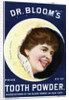 Cleaning Tooth Powder Girl Trade Card by Anonymous