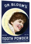 Cleaning Tooth Powder Girl Trade Card by Anonymous