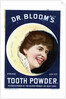 Cleaning Tooth Powder Girl Trade Card by Anonymous