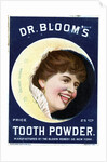 Cleaning Tooth Powder Girl Trade Card by Anonymous