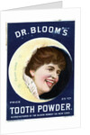 Cleaning Tooth Powder Girl Trade Card by Anonymous