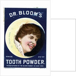 Cleaning Tooth Powder Girl Trade Card by Anonymous