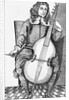 Man Holding And Playing Viola by Anonymous