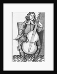 Man Holding And Playing Viola by Anonymous
