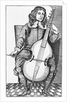 Man Holding And Playing Viola by Anonymous