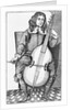 Man Holding And Playing Viola by Anonymous
