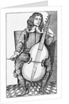 Man Holding And Playing Viola by Anonymous