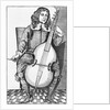 Man Holding And Playing Viola by Anonymous