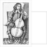 Man Holding And Playing Viola by Anonymous