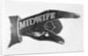 Hand Shaped Sign Advertising for a Midwife by Anonymous