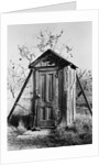 Outhouse On A Farm by Anonymous