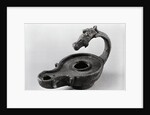 Ancient Egyptian Horse Head-Shaped Oil Lamp by Anonymous