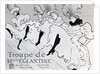 Poster With Dancing Ladies By Toulouse-L by Anonymous