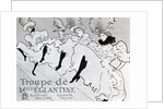 Poster With Dancing Ladies By Toulouse-L by Anonymous
