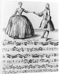 Sheet Music With Illustration by Anonymous