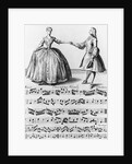 Sheet Music With Illustration by Anonymous