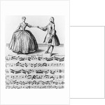 Sheet Music With Illustration by Anonymous