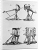 View Of Various Roman Catapults by Anonymous