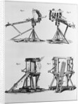 View Of Various Roman Catapults by Anonymous