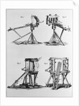View Of Various Roman Catapults by Anonymous