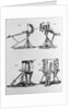 View Of Various Roman Catapults by Anonymous