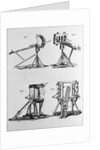 View Of Various Roman Catapults by Anonymous