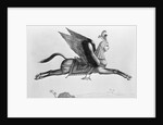 Arabic Horse With Human Face And Wings by Anonymous