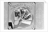 Woodcut Of Winning Hand Holding Cards by Anonymous