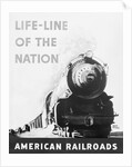 Poster Of Railroad Train by Anonymous