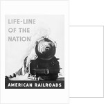 Poster Of Railroad Train by Anonymous