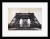 Eiffel Tower During Construction by Anonymous