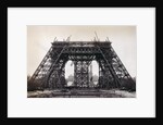 Eiffel Tower During Construction by Anonymous
