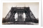 Eiffel Tower During Construction by Anonymous