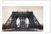 Eiffel Tower During Construction by Anonymous