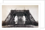Eiffel Tower During Construction by Anonymous