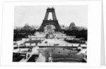 Eiffel Tower Being Constructed Halfway by Anonymous