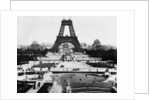 Eiffel Tower Being Constructed Halfway by Anonymous