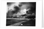 Explosion Of Ship In Pearl Harbor Attack by Anonymous